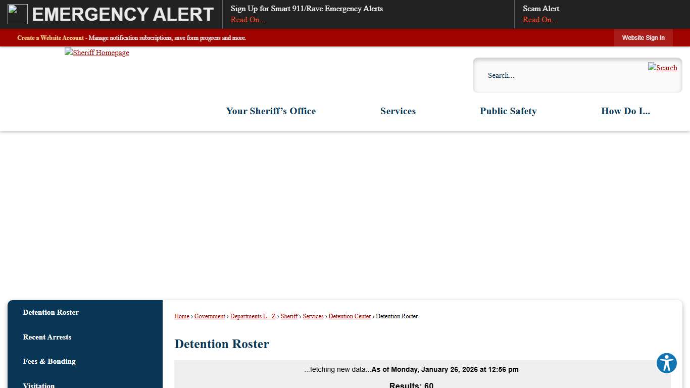 Detention Roster  Blaine County, ID